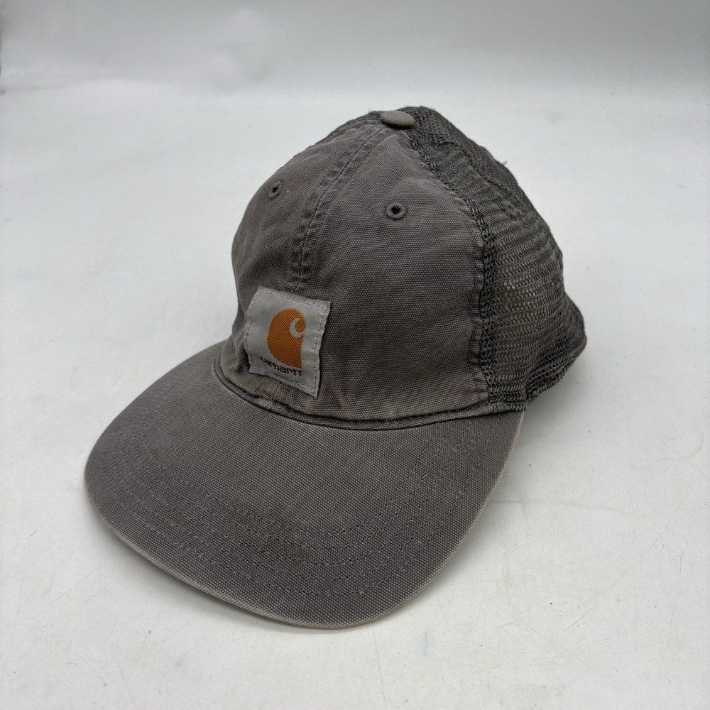 Carhartt Force Snapback Hat Cap Adjustable Trucker Mesh Back WorkWear Logo
